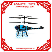 juguete del rc de la libélula de los recambios del helicóptero del rc 4.5ch con las alas del batido y la luz del LED